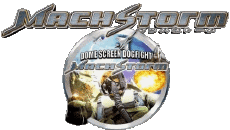 Multimedia Vídeo Juegos Mach Storm Logotipo - Iconos 