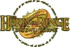 Multimedia Películas Internacional El Señor de los Anillos Las Do Torres Logotipo Alemán 