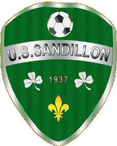 Sports FootBall Club France Logo Centre-Val de Loire 45 - Loiret US Sandillon 