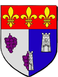 Wappen-Fahnen Frankreich Abteilungen - Städte 27 LES ANDELYS 