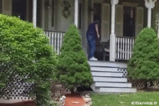 Humor -  Fun MENSCHEN Treppe Fail Serie 01 