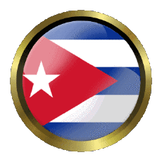 Bandiere America Cuba Rotondo - Anelli 