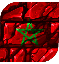 Fahnen Afrika Marokko Platz 