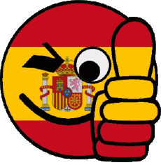Flags Europe Spain Smiley - OK 