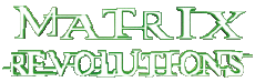 Multimedia Películas Internacional Matrix 03 Revolutions Logotipo Francés 