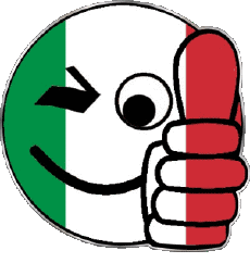 Banderas Europa Italia Smiley - OK 