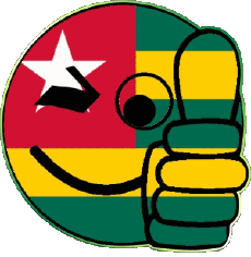 Banderas África Togo Smiley - OK 