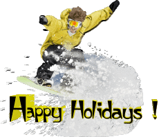 Mensajes Inglés Happy Holidays Winter Serie 04 