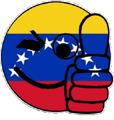 Banderas América Venezuela Smiley - OK 