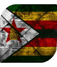 Fahnen Afrika Zimbabwe Platz 