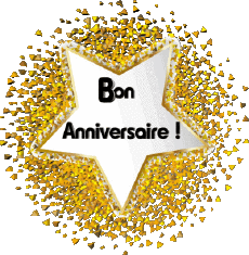 Messagi Francese Bon Anniversaire Ballons - Confetis 011 