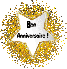 Nachrichten Französisch Bon Anniversaire Ballons - Confetis 011 