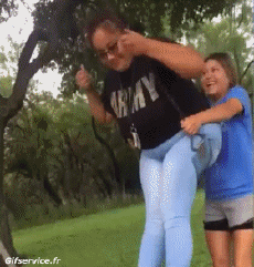 Humor -  Fun PEOPLE Swings Gamelles Fail 