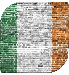 Bandiere Europa Irlanda Quadrato 