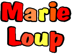 Nome FEMMINILE - Francia M Composto Marie Loup 