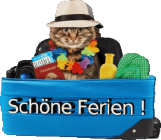 Messages German Schöne Ferien Transparent Background 12 