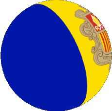 Banderas Europa Andorra Esfera - Cubo 