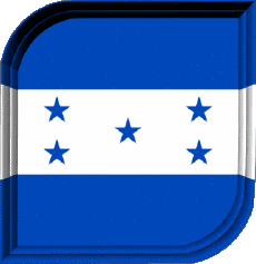 Drapeaux Amériques Honduras Carré 