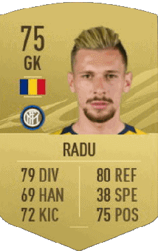 Multimedia Videogiochi F I F A - Giocatori carte Romania Ionut Andrei Radu 