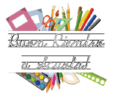 Messages Italian Buon Rientro a Scuola Transparent Background 003 