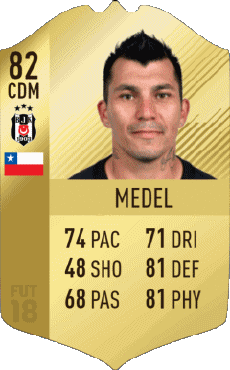 Multi Media Video Games F I F A - Card Players Chile Gary Medel 
