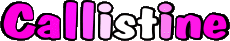 Vorname WEIBLICH - Frankreich C Callistine 