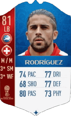 Multimedia Vídeo Juegos F I F A - Jugadores  cartas Suiza Ricardo Rodríguez 