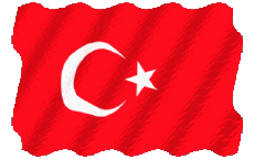 Drapeaux Asie Turquie Ondulation 