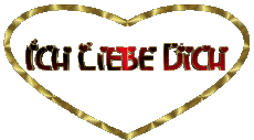 Messages Allemand Ich Liebe Dich Coeur 