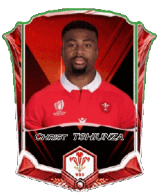 Sports Rugby - Players Wales Team 2025 Christ TSHIUNZA 