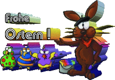 Mensajes Alemán Frohe Ostern 14 