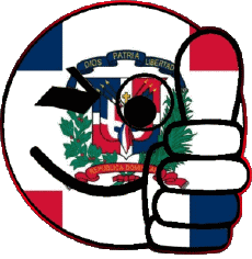 Bandiere America Repubblica Dominicana Faccina - OK 