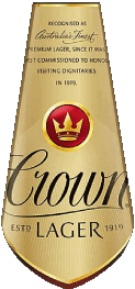 Boissons Bières Australie Crown-Lager 