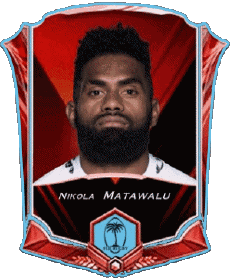 Sportivo Rugby - Giocatori Figi Nikola Matawalu 