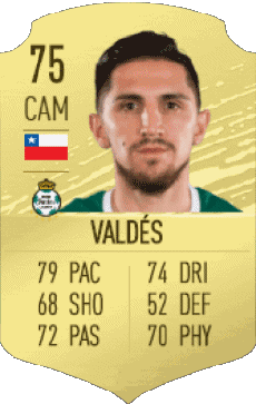 Multimedia Videospiele F I F A - Karten Spieler Chile Diego Valdés 