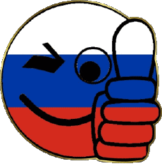 Flags Europe Russia Smiley - OK 