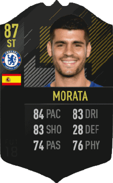 Multi Média Jeux Vidéo F I F A - Joueurs Cartes Espagne Alvaro Morata 
