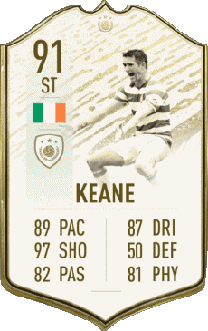 Multimedia Videospiele F I F A - Karten Spieler Irland Roy Keane 