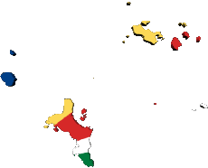 Banderas África Seychelles Mapa 