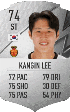 Jeux Vidéo F I F A - Joueurs Cartes Corée du Sud Kangin Lee 