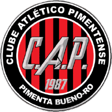 Sports Soccer Club America Logo Brazil Rondônia Clube Atlético Pimentense 