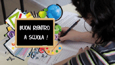 Messages Italian Buon Rientro a Scuola Animated Background 005 