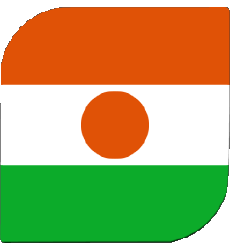 Fahnen Afrika Niger Platz 