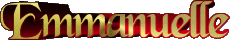 Vorname WEIBLICH - Frankreich E Emmanuelle 