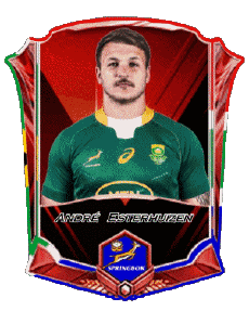Sportivo Rugby - Giocatori Sud Africa Squadra 2025 André Esterhuizen 