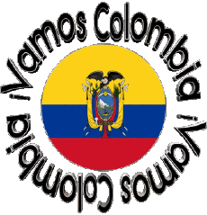Messages Spanish Vamos Colombia Bandera 