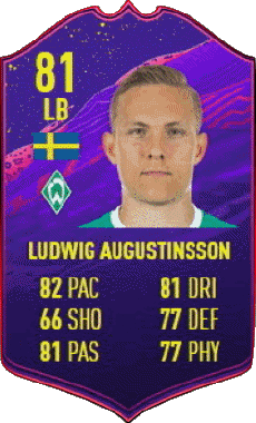 Multimedia Videogiochi F I F A - Giocatori carte Svezia Ludwig Augustinsson 