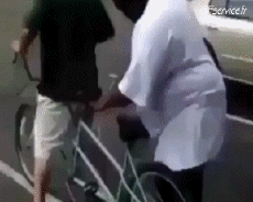 Humour - Fun Sports Cyclisme - Vélo Gamelle - Fail 02 