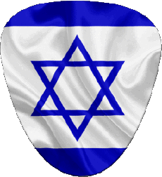 Bandiere Asia Israele Forma 01 