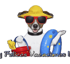 Nachrichten Spanisch Felices Vacaciones Transparenter Hintergrund 03 